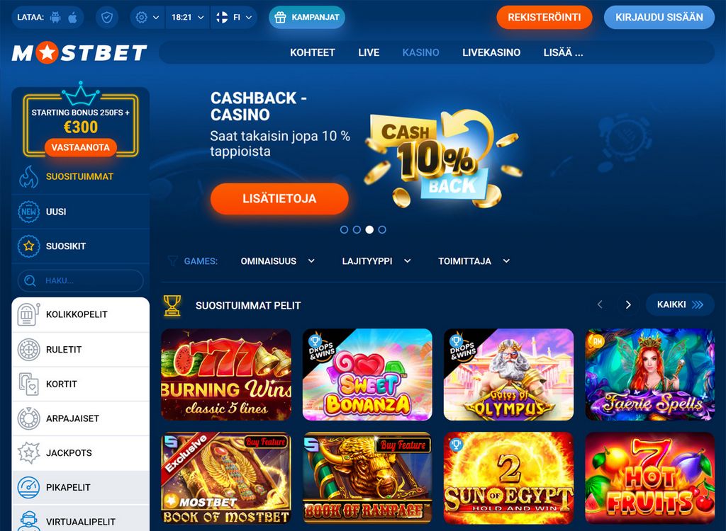 Mostbet - Site Autorizado de Jogos de Azar Online e Apostas Esportivas